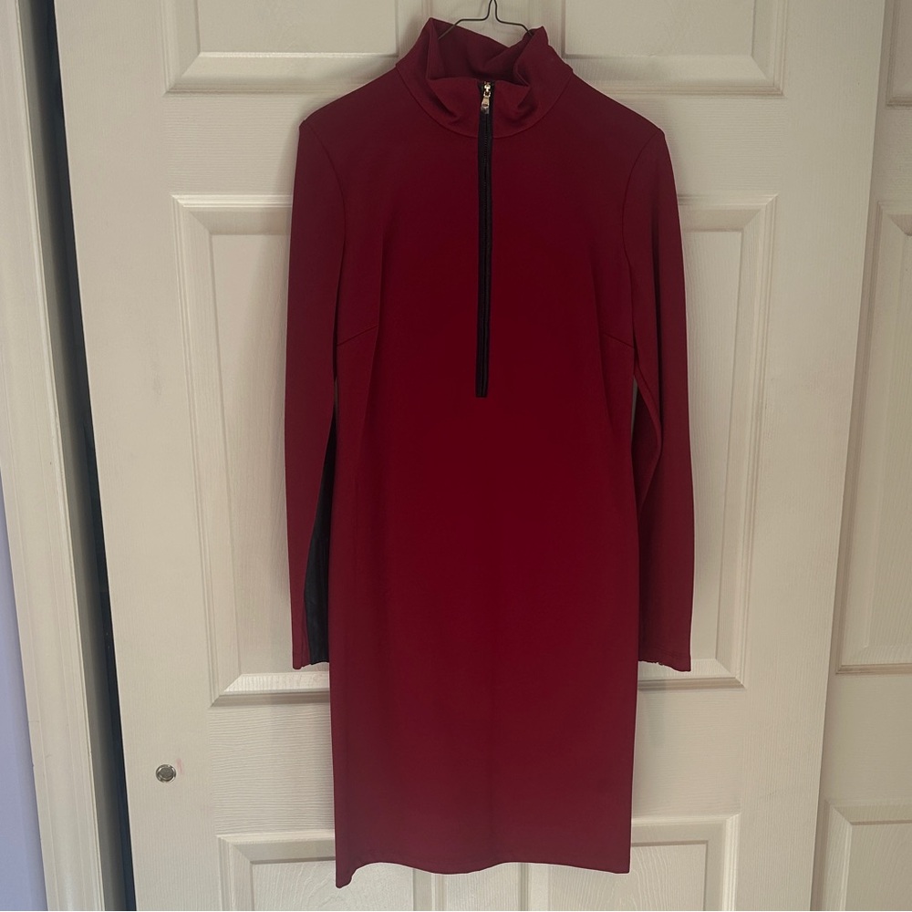 Ralph Lauren Long Sleeve Red Dress